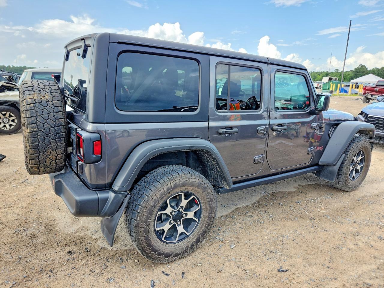 2023 Jeep Wrangler Rubicon Gray vin: 1C4HJXFG5PW515614