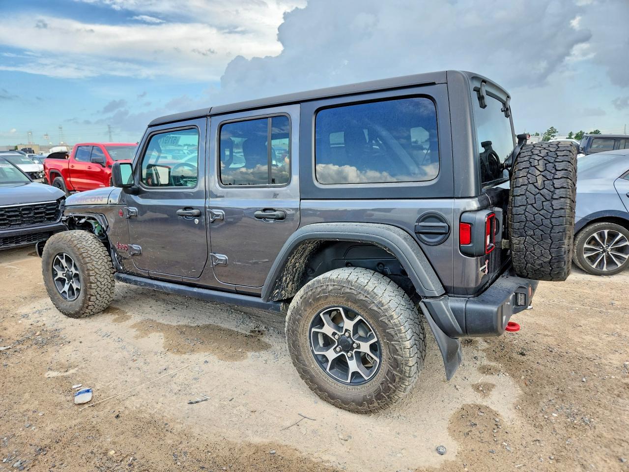 2023 Jeep Wrangler Rubicon Gray vin: 1C4HJXFG5PW515614