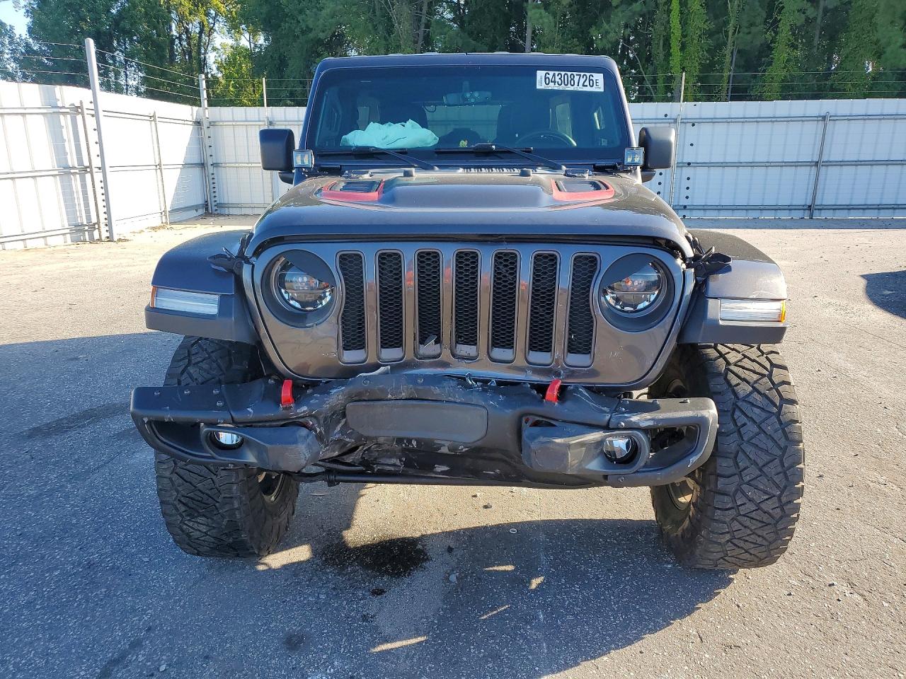 2019 Jeep Wrangler Unlimited Rubicon Gray vin: 1C4HJXFG6KW513895