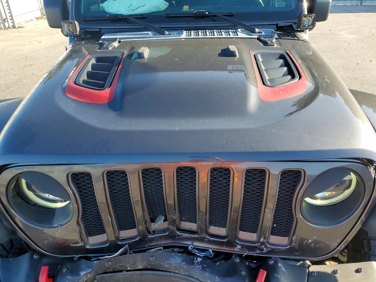 2019 Jeep Wrangler Unlimited Rubicon Gray vin: 1C4HJXFG6KW513895