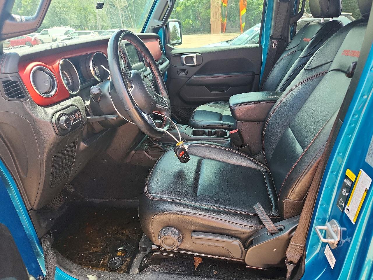 2020 Jeep Wrangler Unlimited Rubicon Синий vin: 1C4HJXFG7LW193455