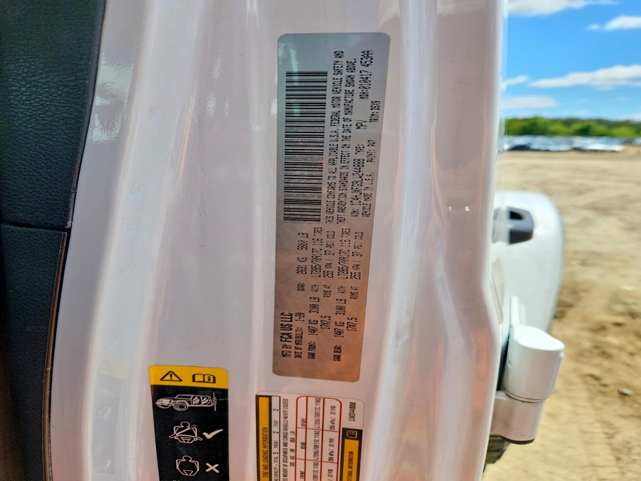 2020 Jeep Wrangler Unlimited Rubicon White vin: 1C4HJXFG9LW244888