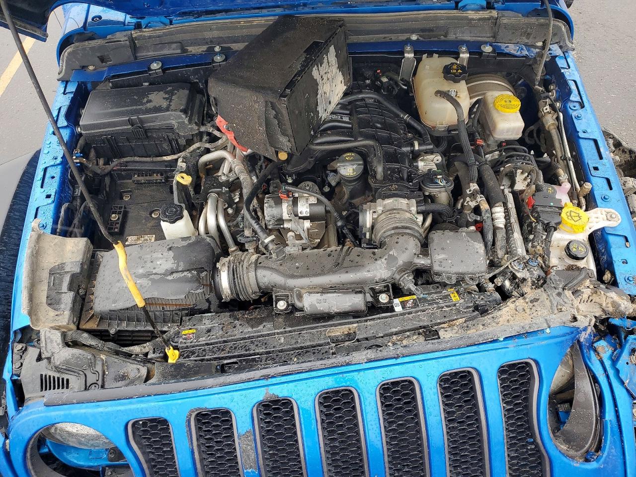 2023 Jeep Wrangler Rubicon Blue vin: 1C4HJXFGXPW581687