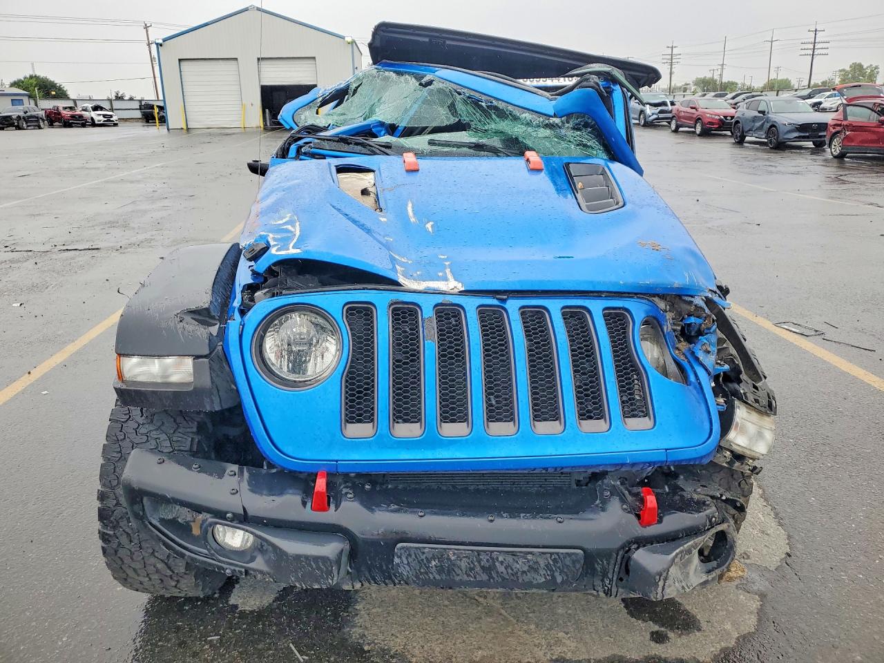 2023 Jeep Wrangler Rubicon Blue vin: 1C4HJXFGXPW581687
