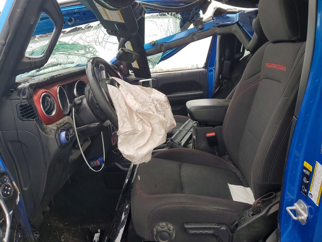 2023 Jeep Wrangler Rubicon Blue vin: 1C4HJXFGXPW581687