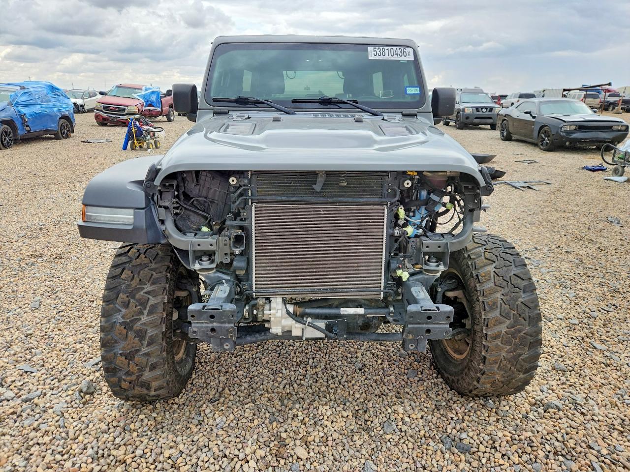 2020 Jeep Wrangler Unlimited Rubicon Silver vin: 1C4HJXFN3LW188493