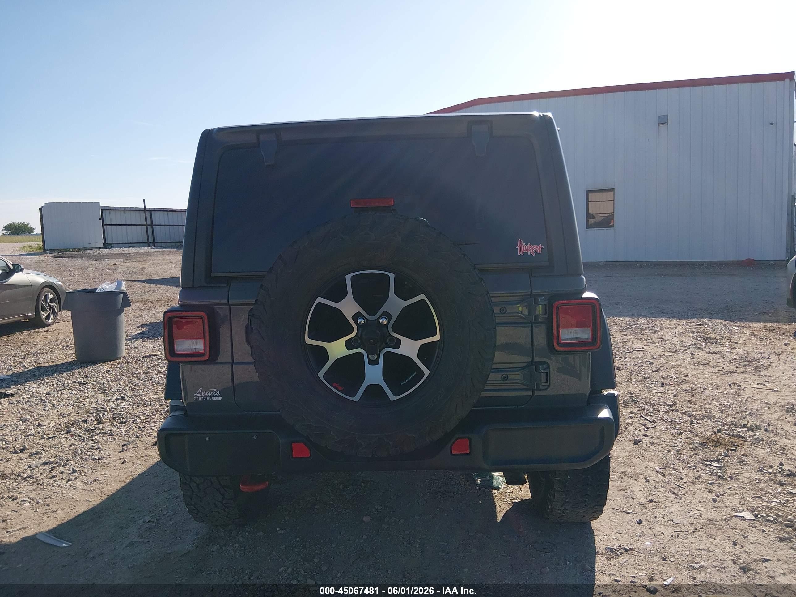 2022 Jeep Wrangler Unlimited Rubicon 4x4 Gray vin: 1C4HJXFN5NW161928