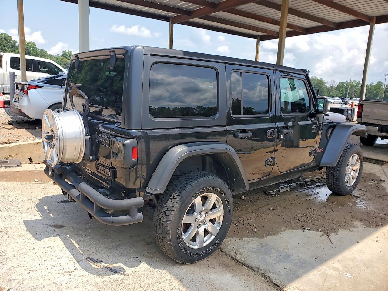 2018 Jeep Wrangler Unlimited Rubicon Black vin: 1C4HJXFN8JW175901
