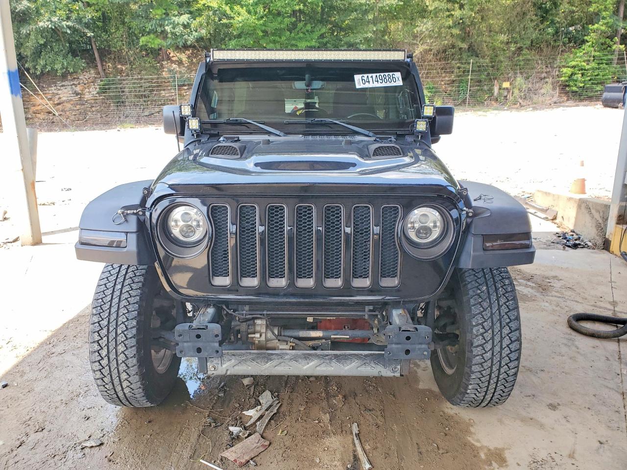 2018 Jeep Wrangler Unlimited Rubicon Black vin: 1C4HJXFN8JW175901