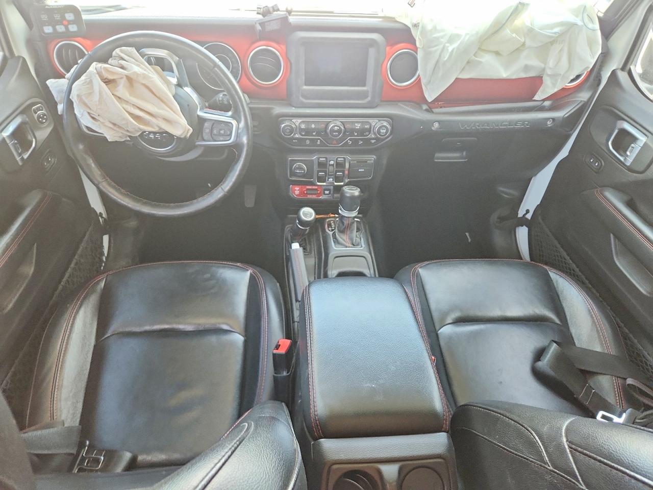 2020 Jeep Wrangler Unlimited Rubicon White vin: 1C4HJXFN8LW335861