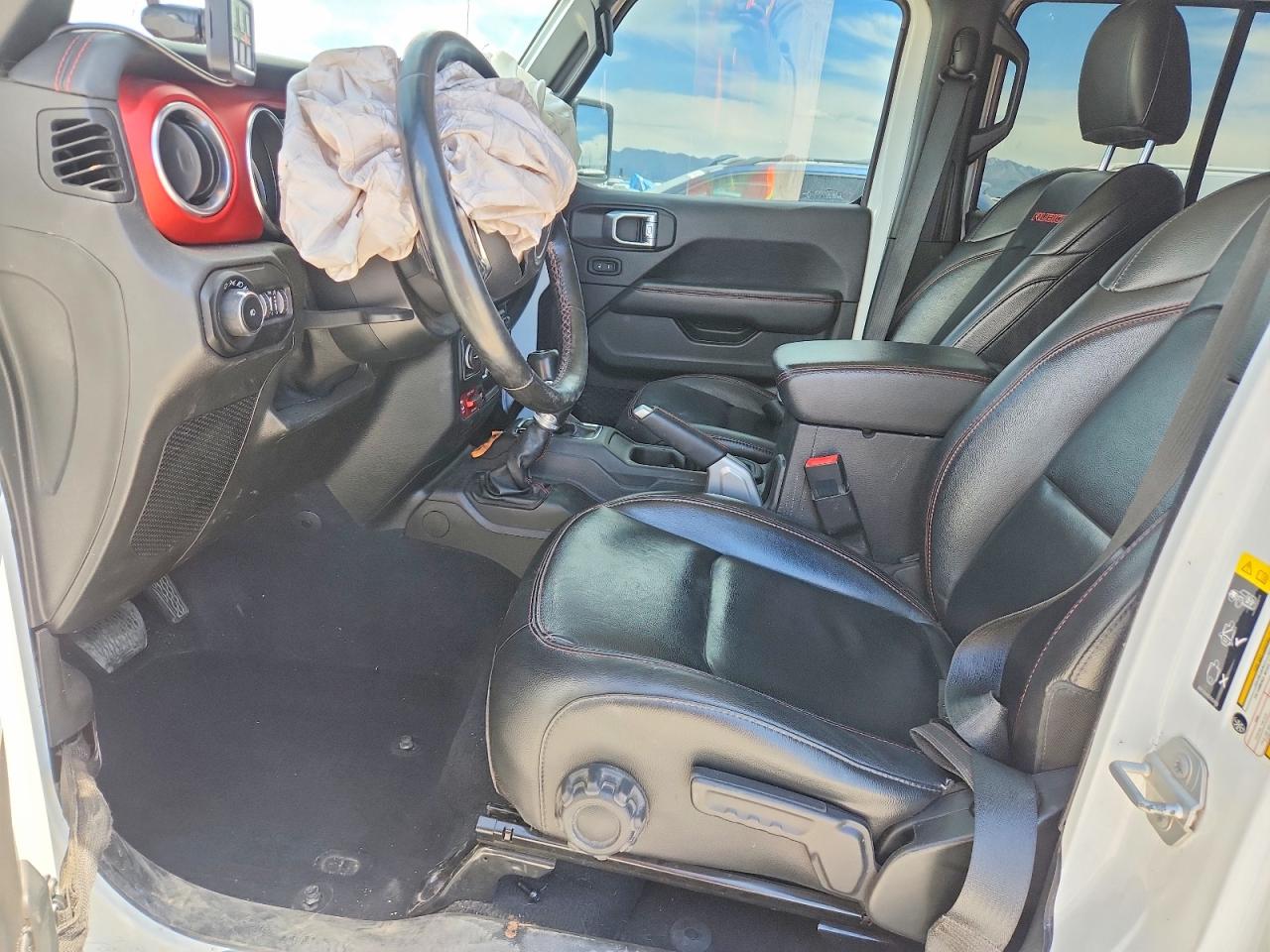 2020 Jeep Wrangler Unlimited Rubicon White vin: 1C4HJXFN8LW335861