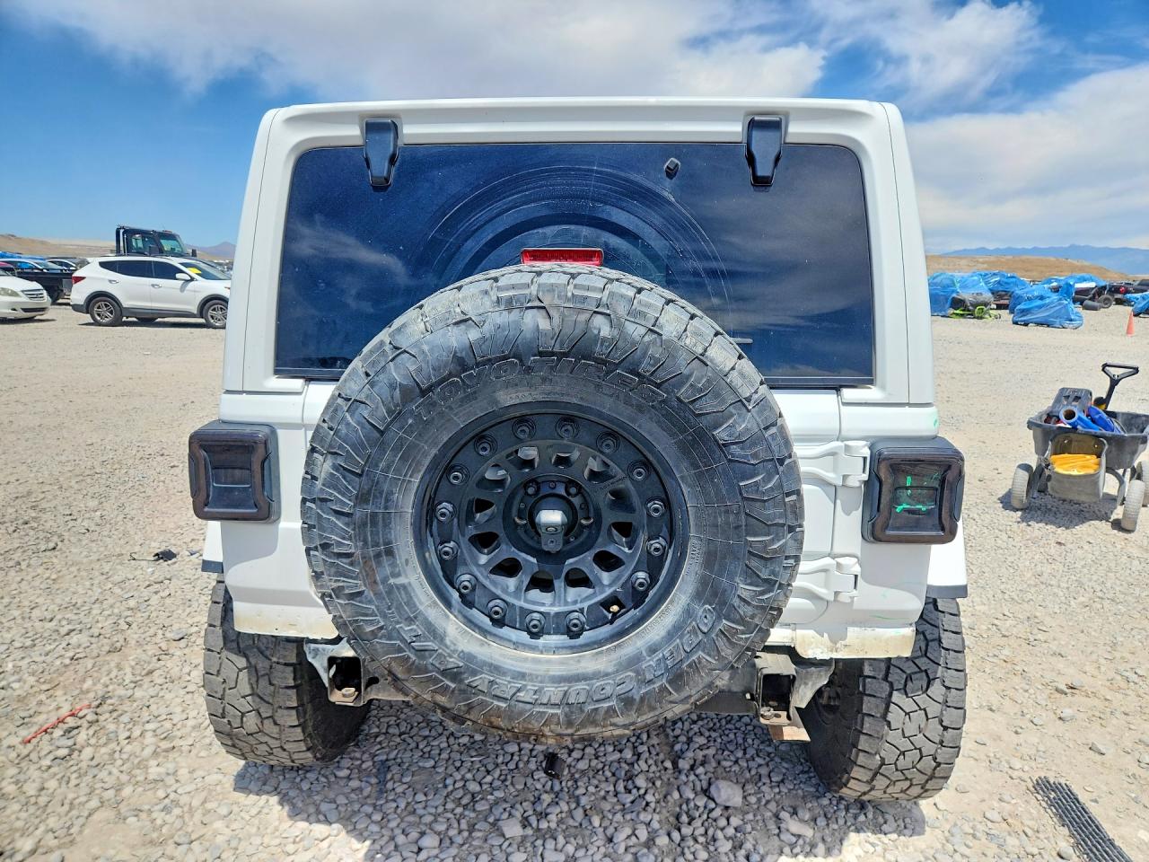 2020 Jeep Wrangler Unlimited Rubicon White vin: 1C4HJXFN8LW335861