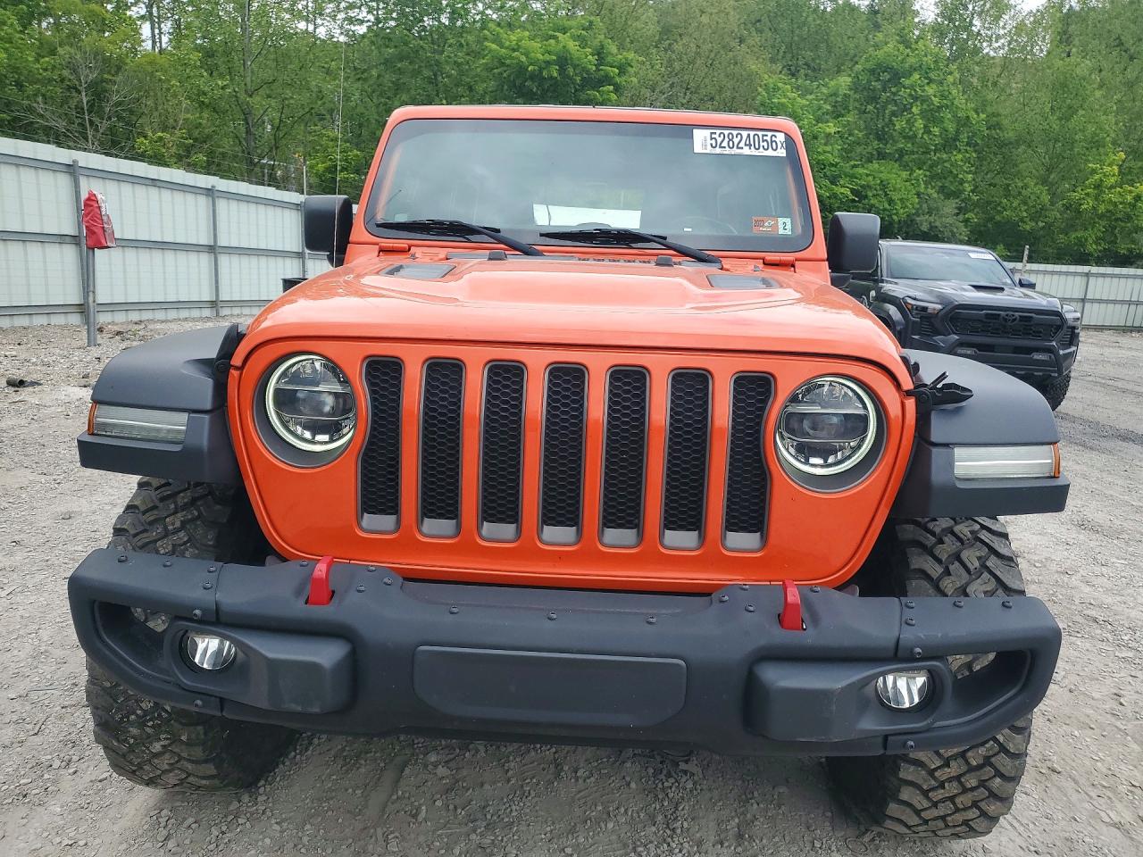 2020 Jeep Wrangler Unlimited Rubicon Orange vin: 1C4HJXFNXLW177989