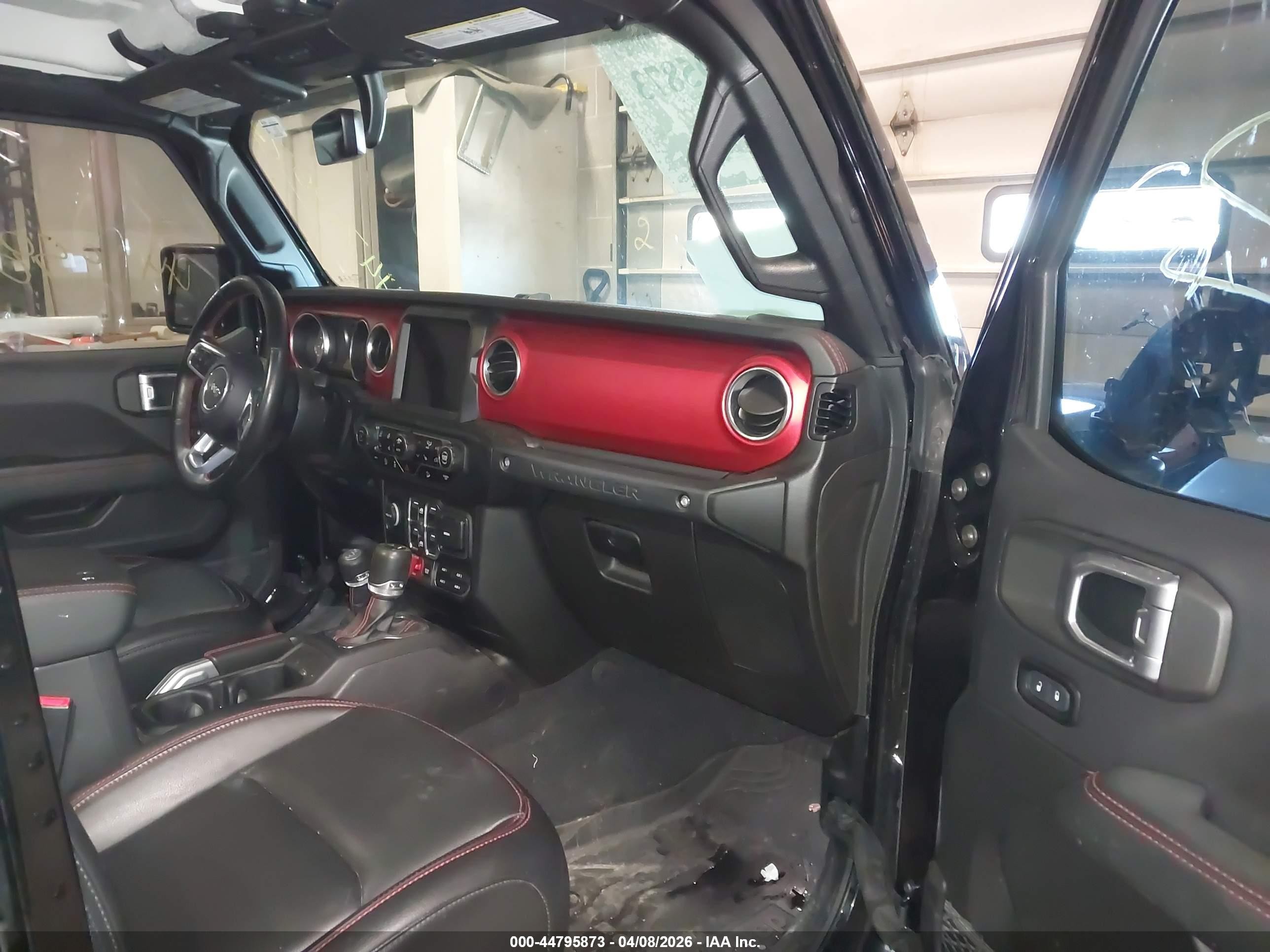 2020 Jeep Wrangler Unlimited Rubicon 4x4 Black vin: 1C4JJXFM7LW309759
