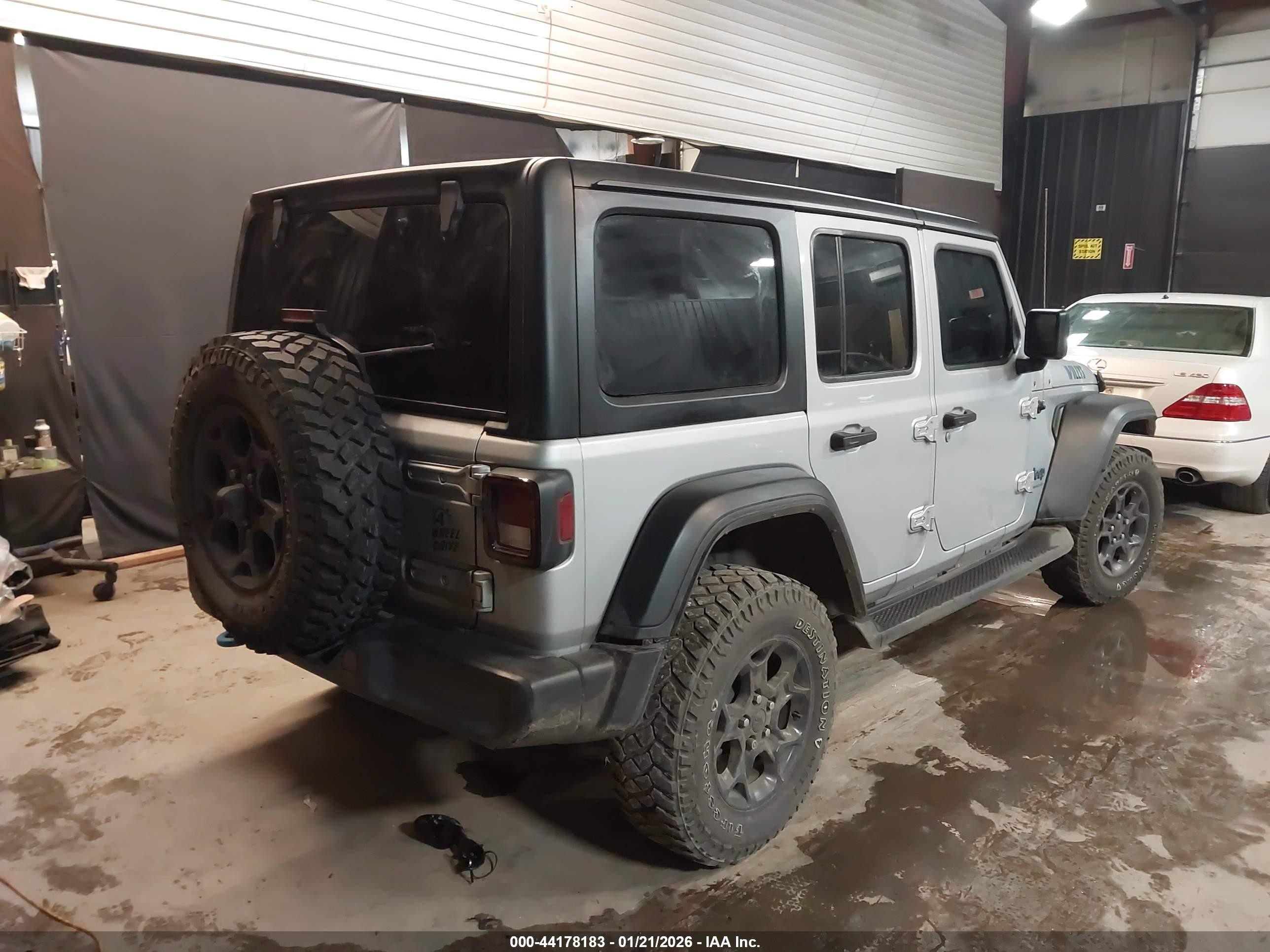 2023 Jeep Wrangler 4xe 4x4 Gray vin: 1C4JJXN68PW693608