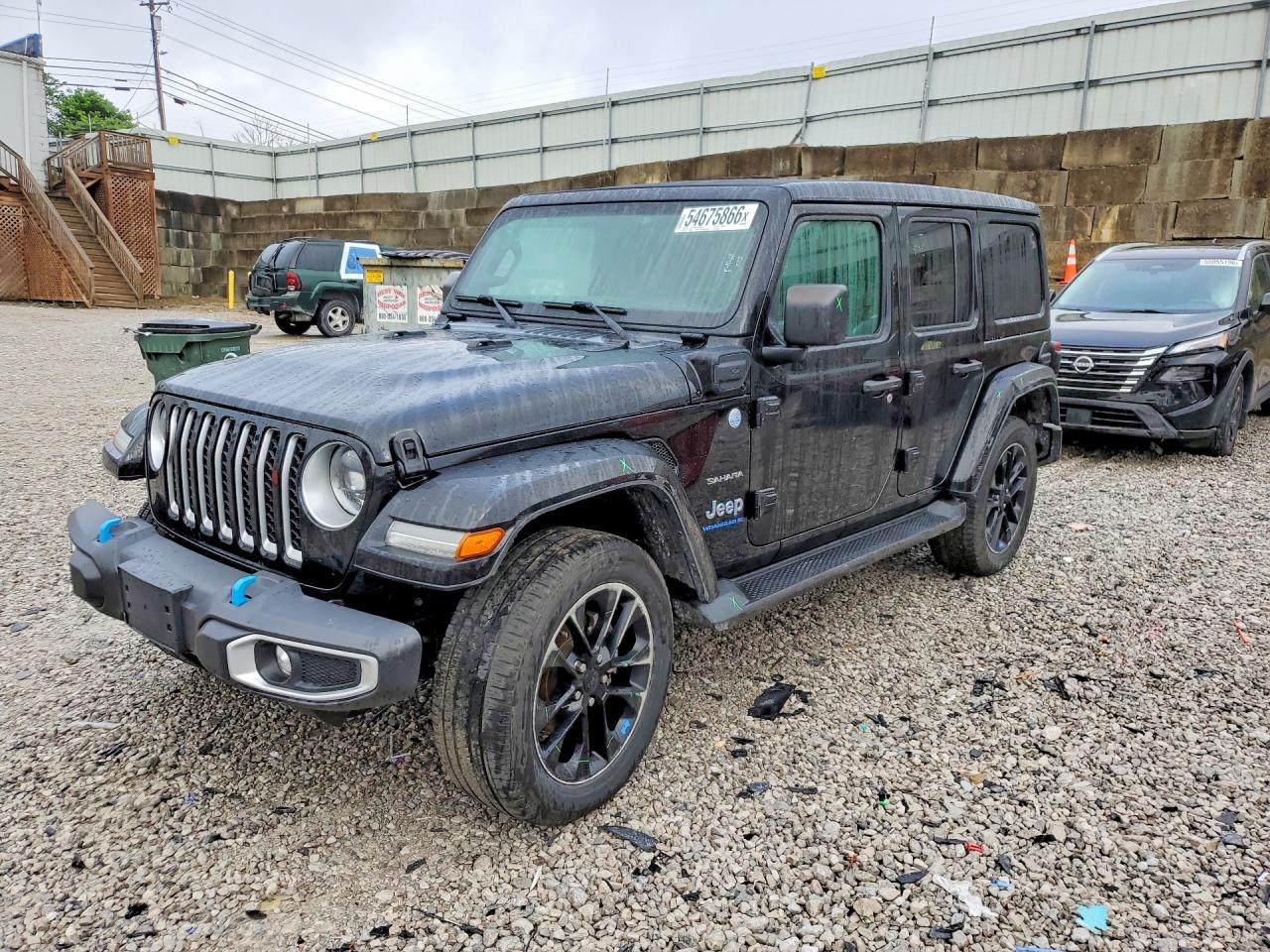2023 Jeep Wrangler Sahara 4xe Black vin: 1C4JJXP60PW514507