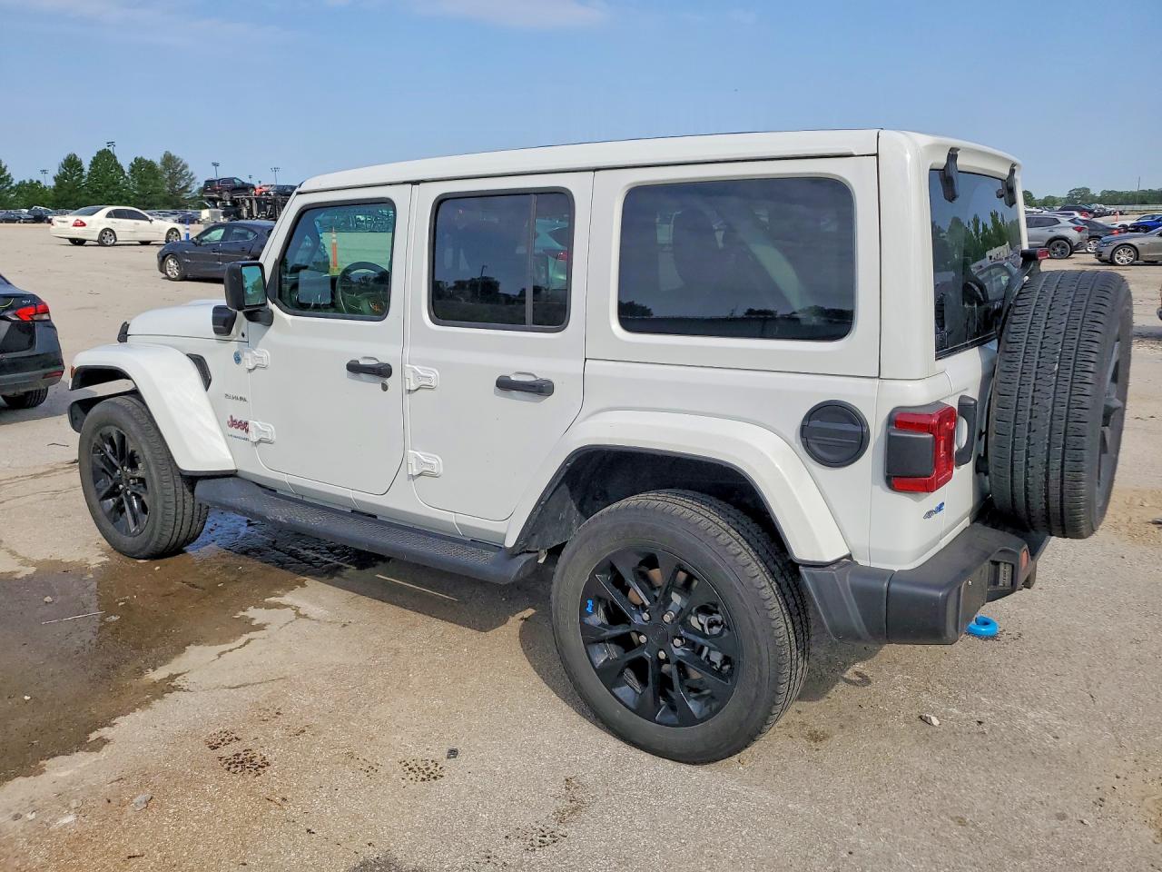 2023 Jeep Wrangler Sahara 4xe White vin: 1C4JJXP60PW515298