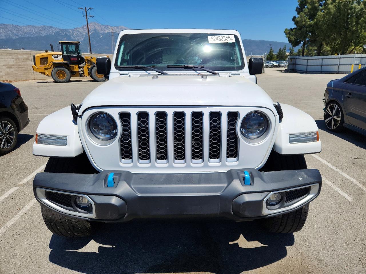 2023 Jeep Wrangler Sahara 4xe White vin: 1C4JJXP60PW581379