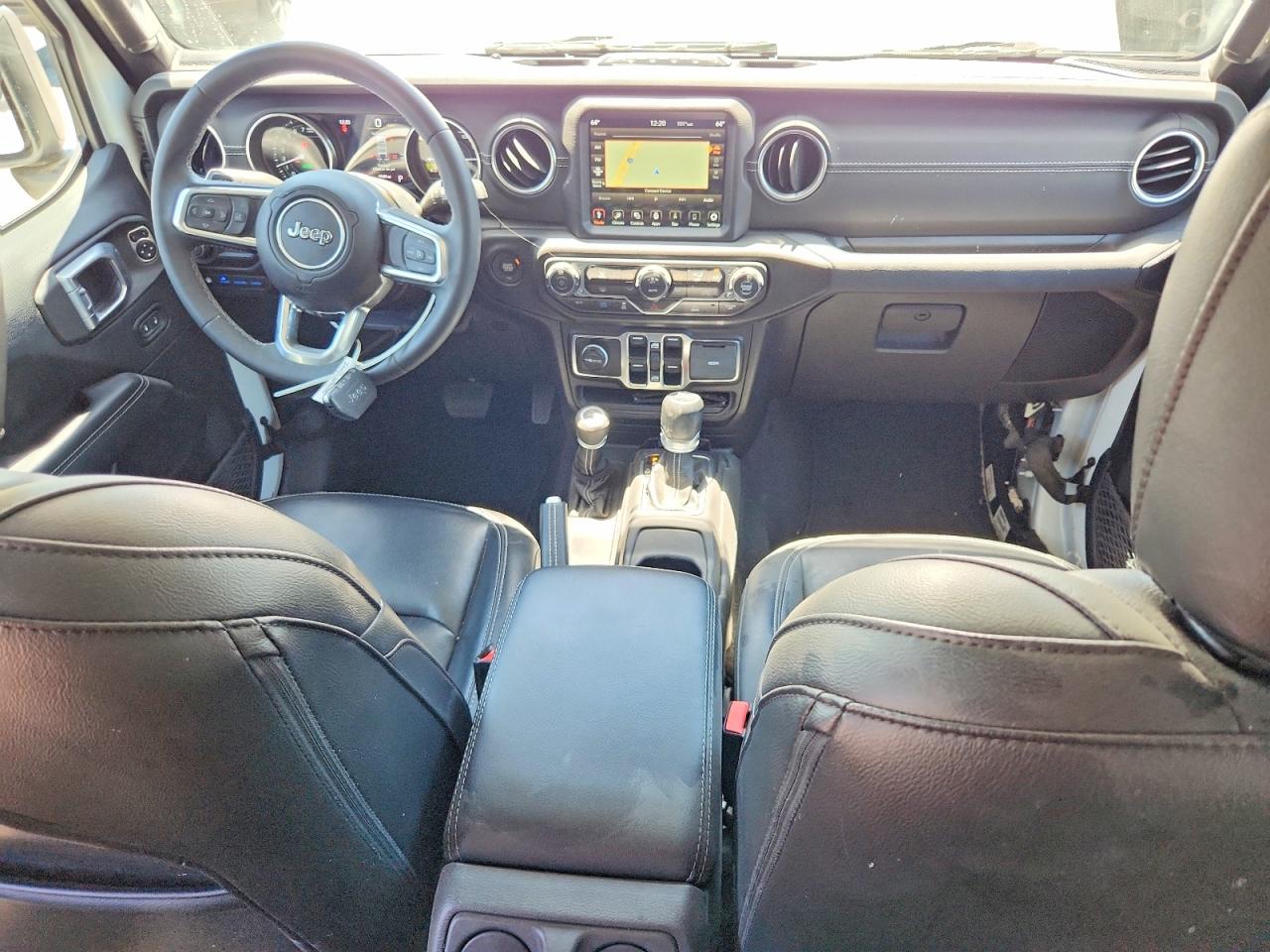 2023 Jeep Wrangler Sahara 4xe White vin: 1C4JJXP60PW581379