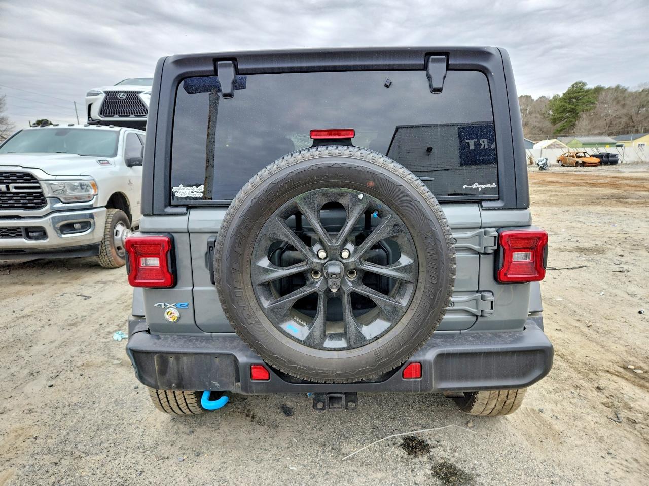 2023 Jeep Wrangler Sahara 4xe Gray vin: 1C4JJXP60PW699061