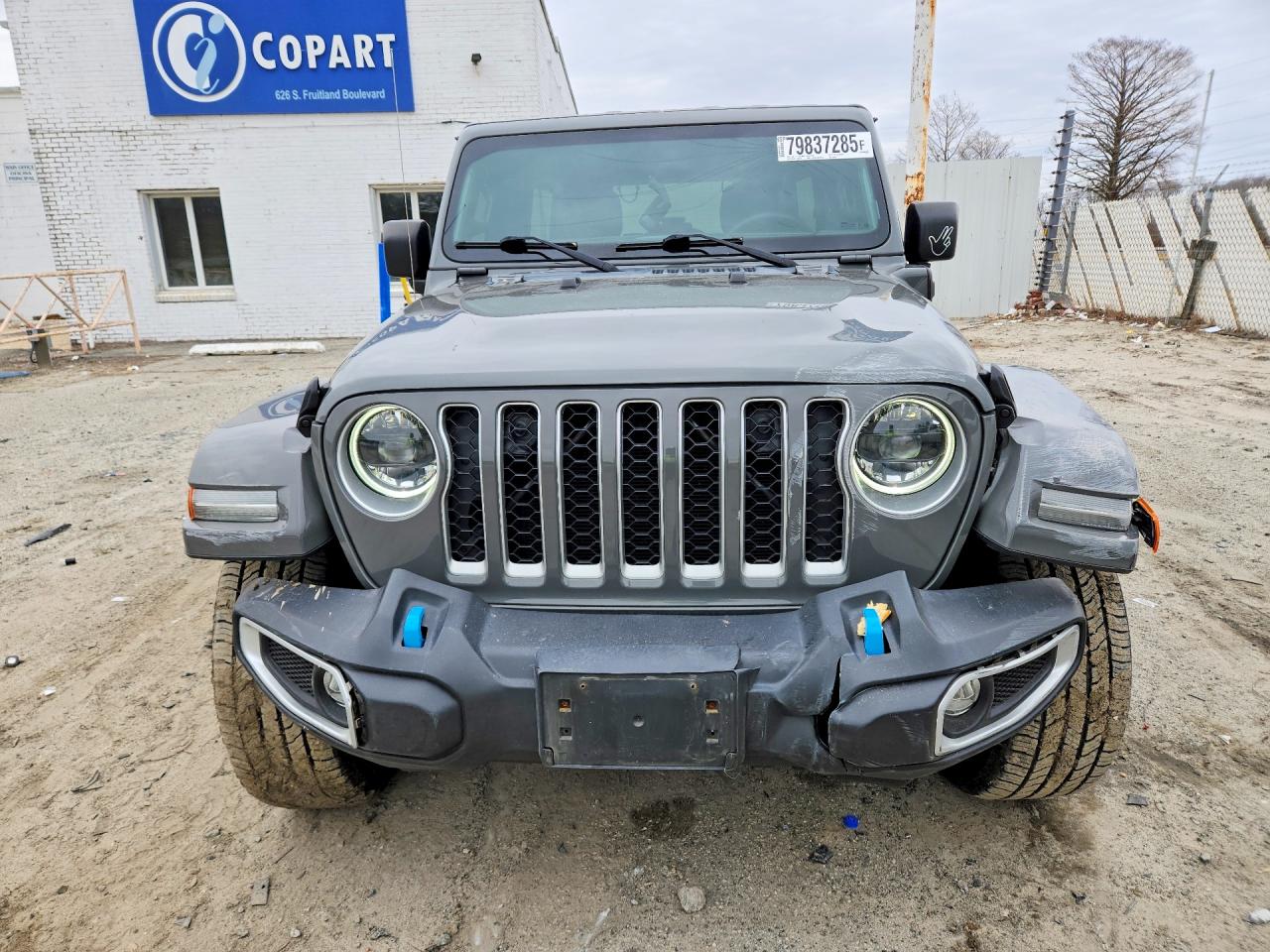 2023 Jeep Wrangler Sahara 4xe Gray vin: 1C4JJXP60PW699061