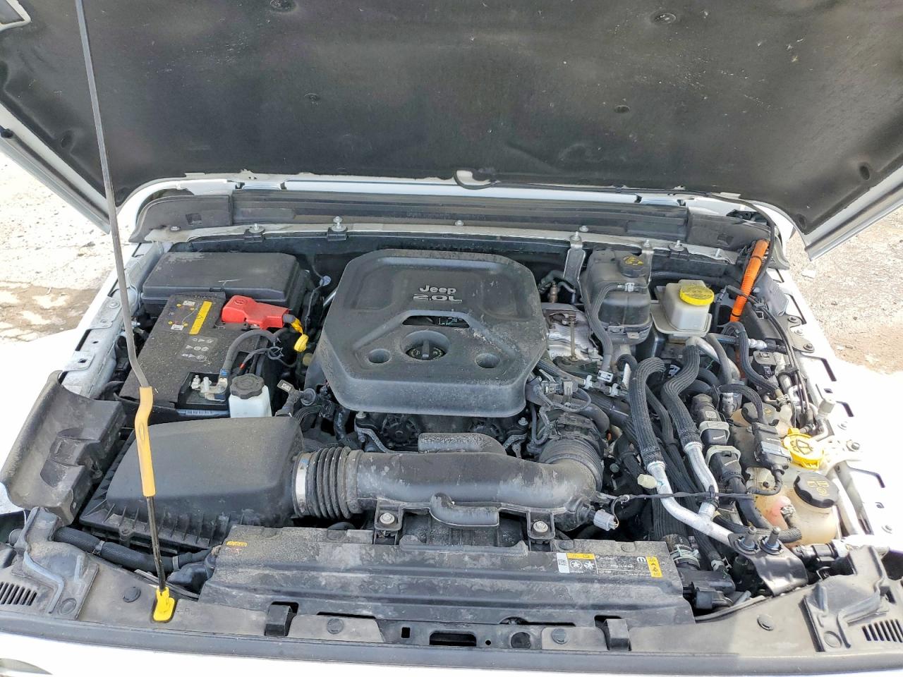 2021 Jeep Wrangler Unlimited Sahara 4xe Белый vin: 1C4JJXP61MW857211
