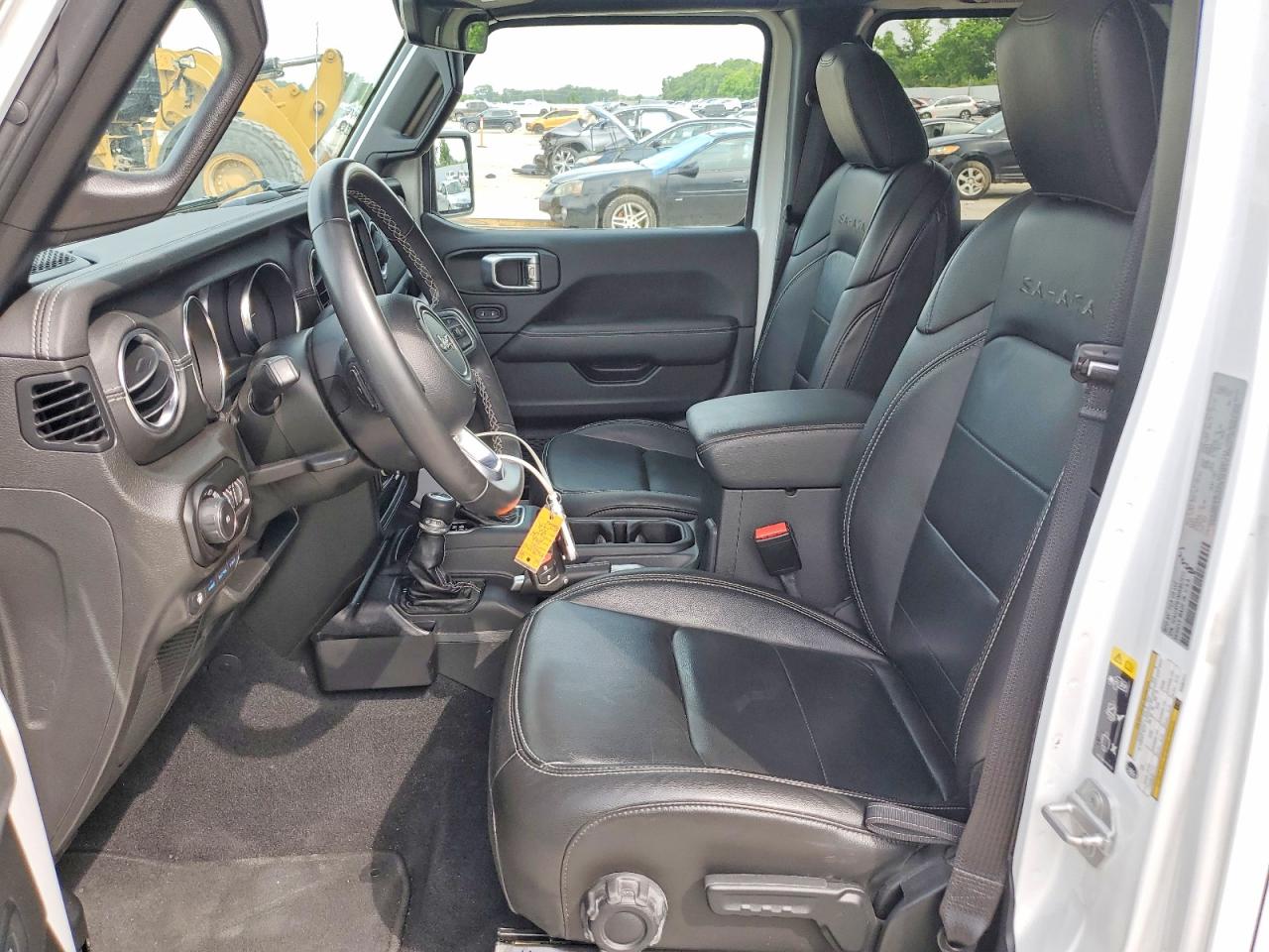 2021 Jeep Wrangler Unlimited Sahara 4xe Белый vin: 1C4JJXP61MW857211