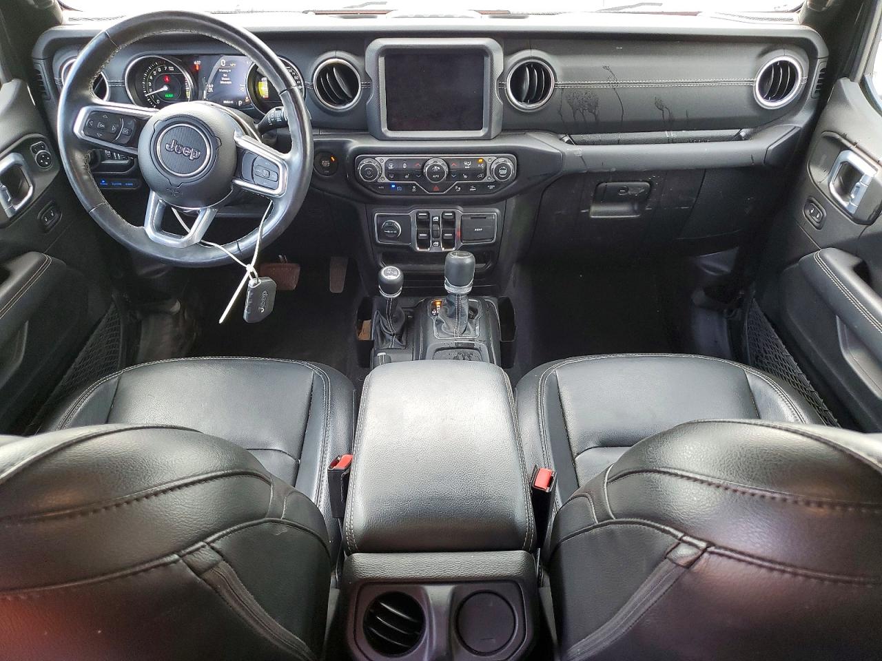 2021 Jeep Wrangler Unlimited Sahara 4xe Черный vin: 1C4JJXP62MW699056