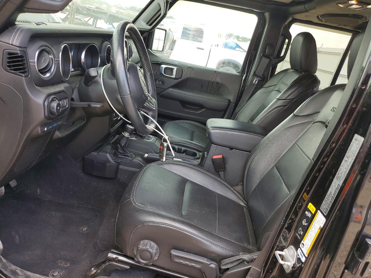 2021 Jeep Wrangler Unlimited Sahara 4xe Черный vin: 1C4JJXP62MW699056