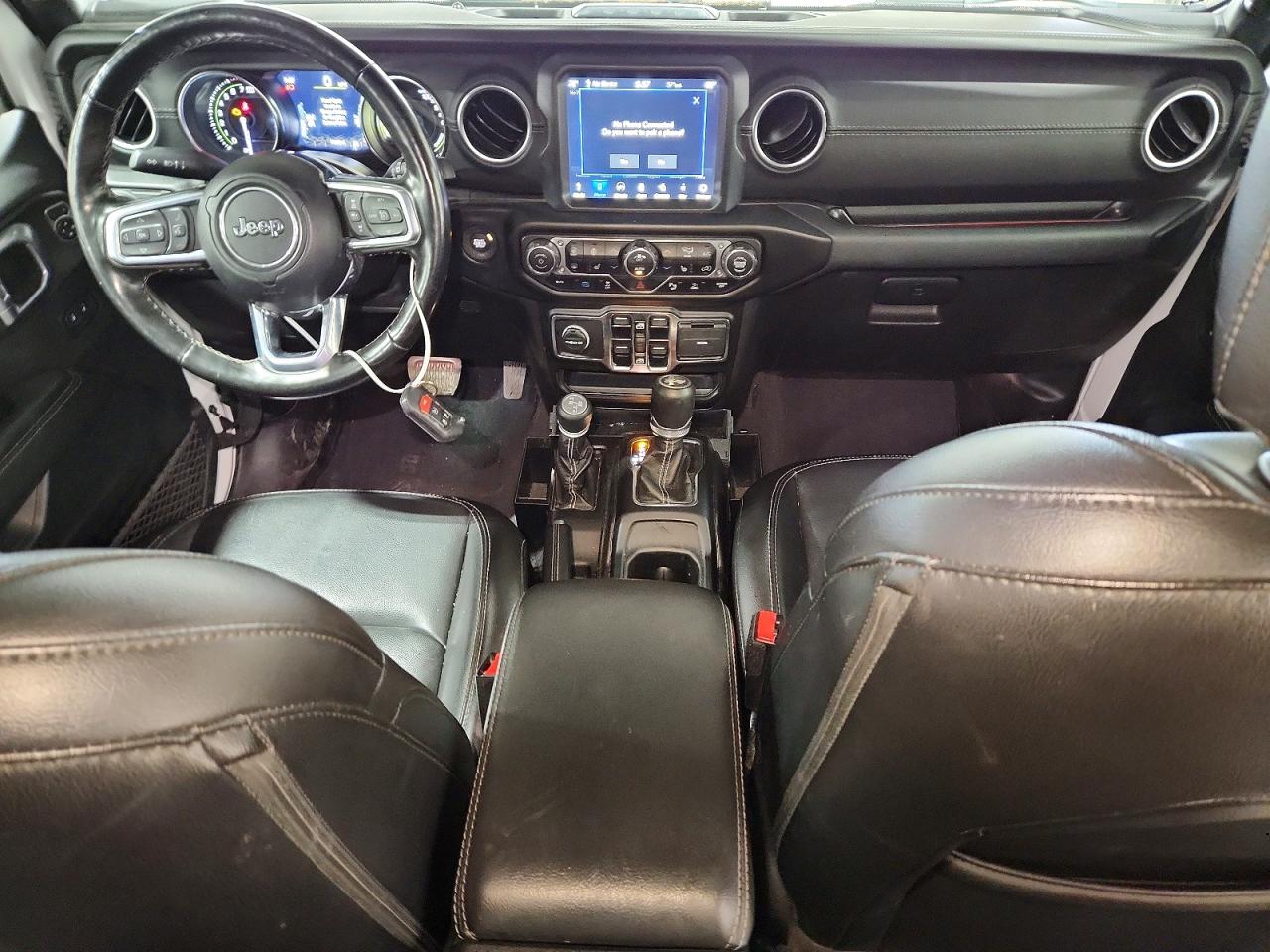 2021 Jeep Wrangler Unlimited Sahara 4xe White vin: 1C4JJXP64MW677012