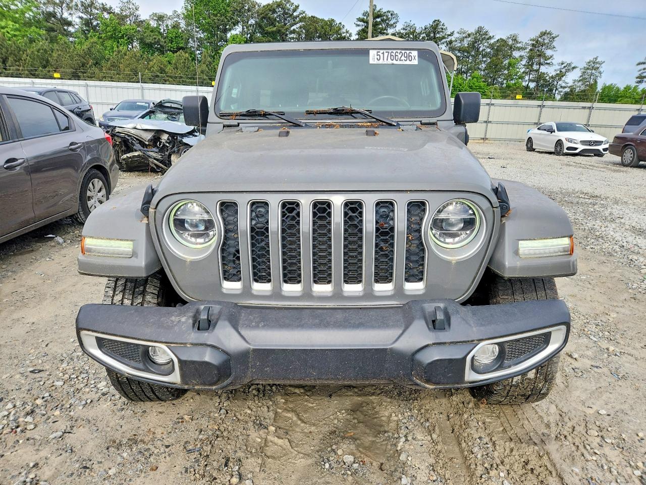 2021 Jeep Wrangler Unlimited Sahara 4xe Gray vin: 1C4JJXP66MW868527