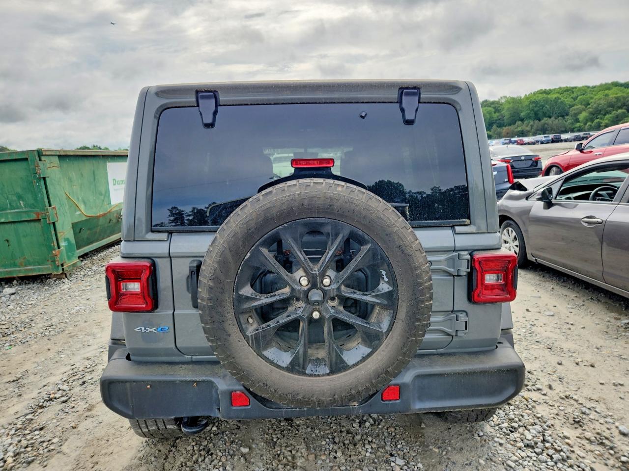 2021 Jeep Wrangler Unlimited Sahara 4xe Gray vin: 1C4JJXP66MW868527