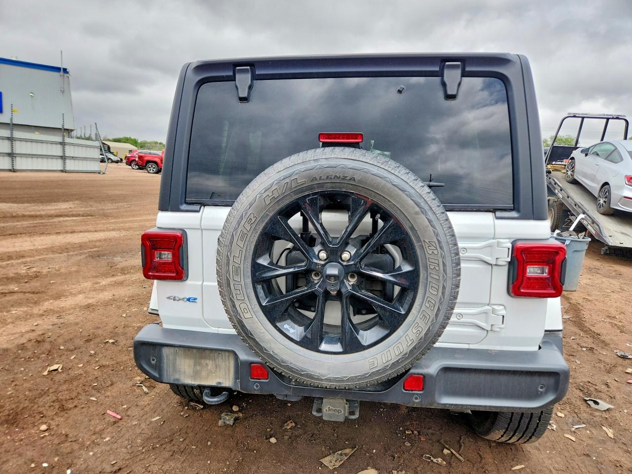 2021 Jeep Wrangler Unlimited Sahara 4xe White vin: 1C4JJXP68MW851518