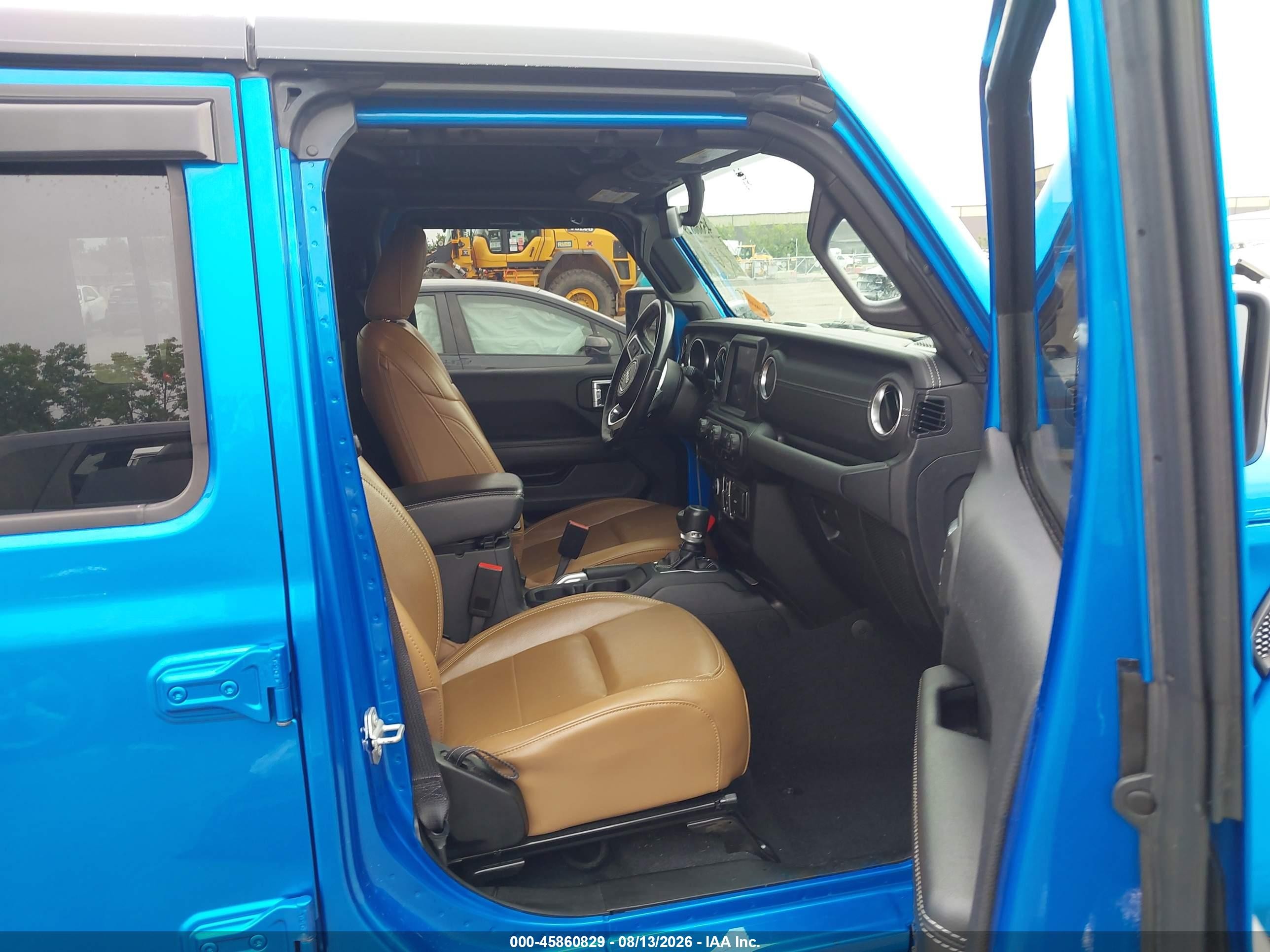 2022 Jeep Wrangler 4xe Unlimited Sahara 4x4 Синий vin: 1C4JJXP68NW163052