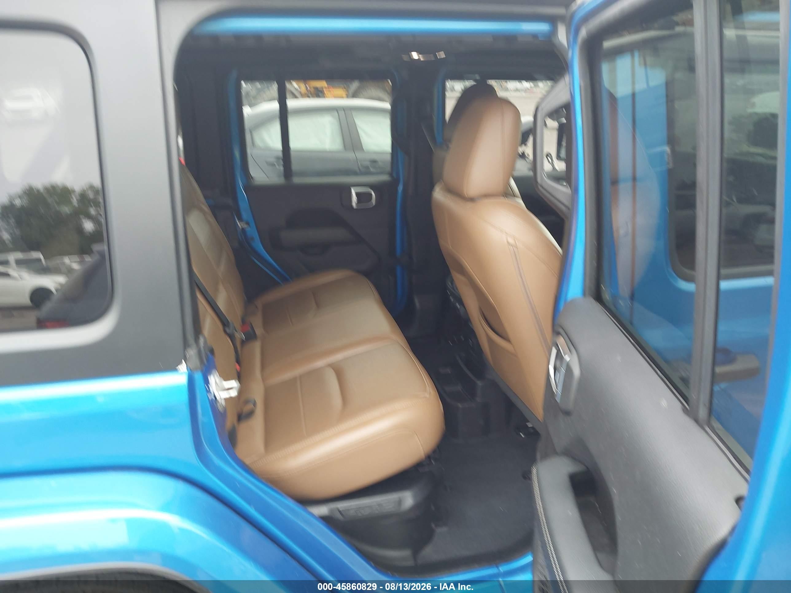 2022 Jeep Wrangler 4xe Unlimited Sahara 4x4 Синий vin: 1C4JJXP68NW163052