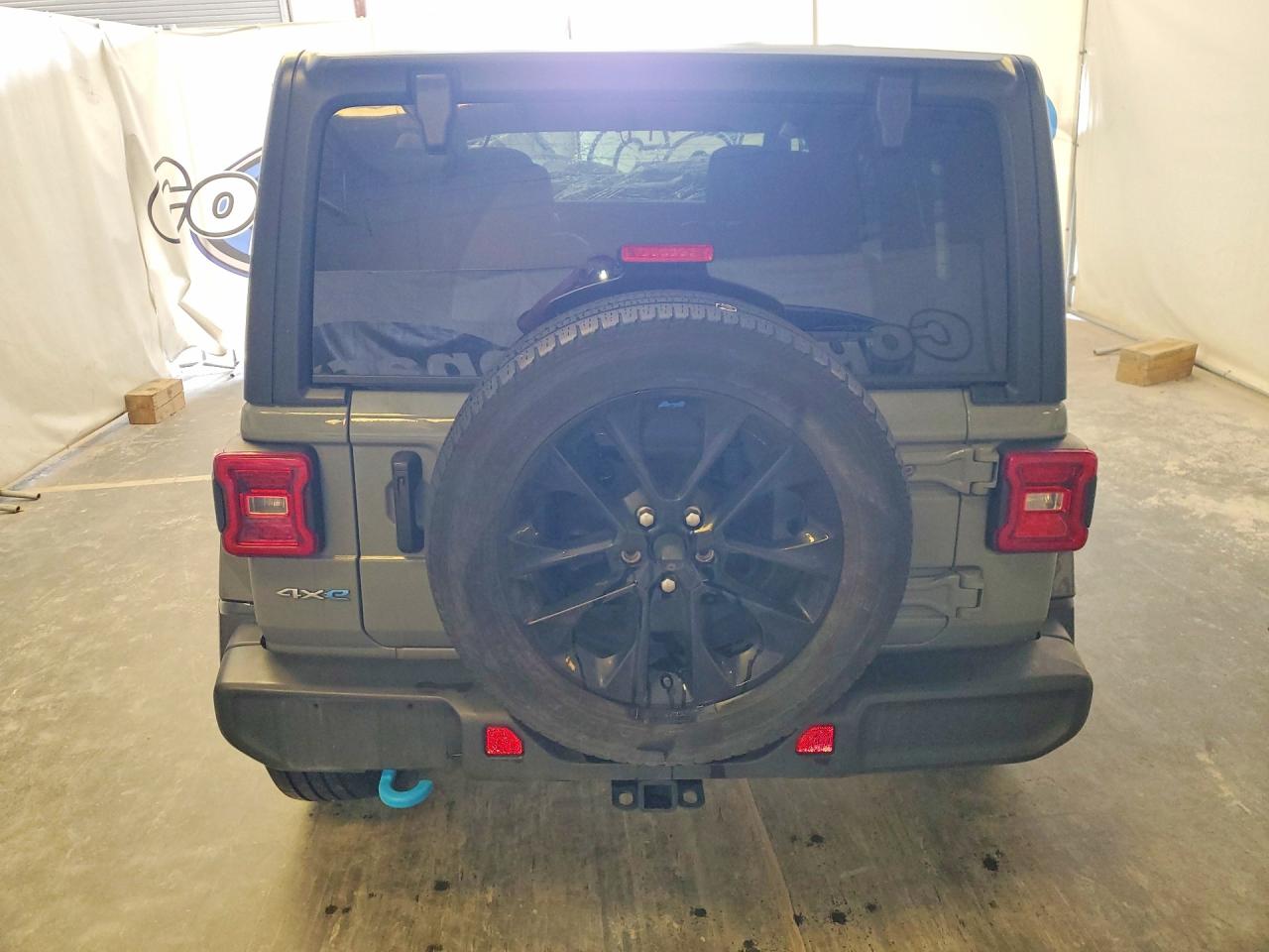 2023 Jeep Wrangler Sahara 4xe Gray vin: 1C4JJXP68PW698935