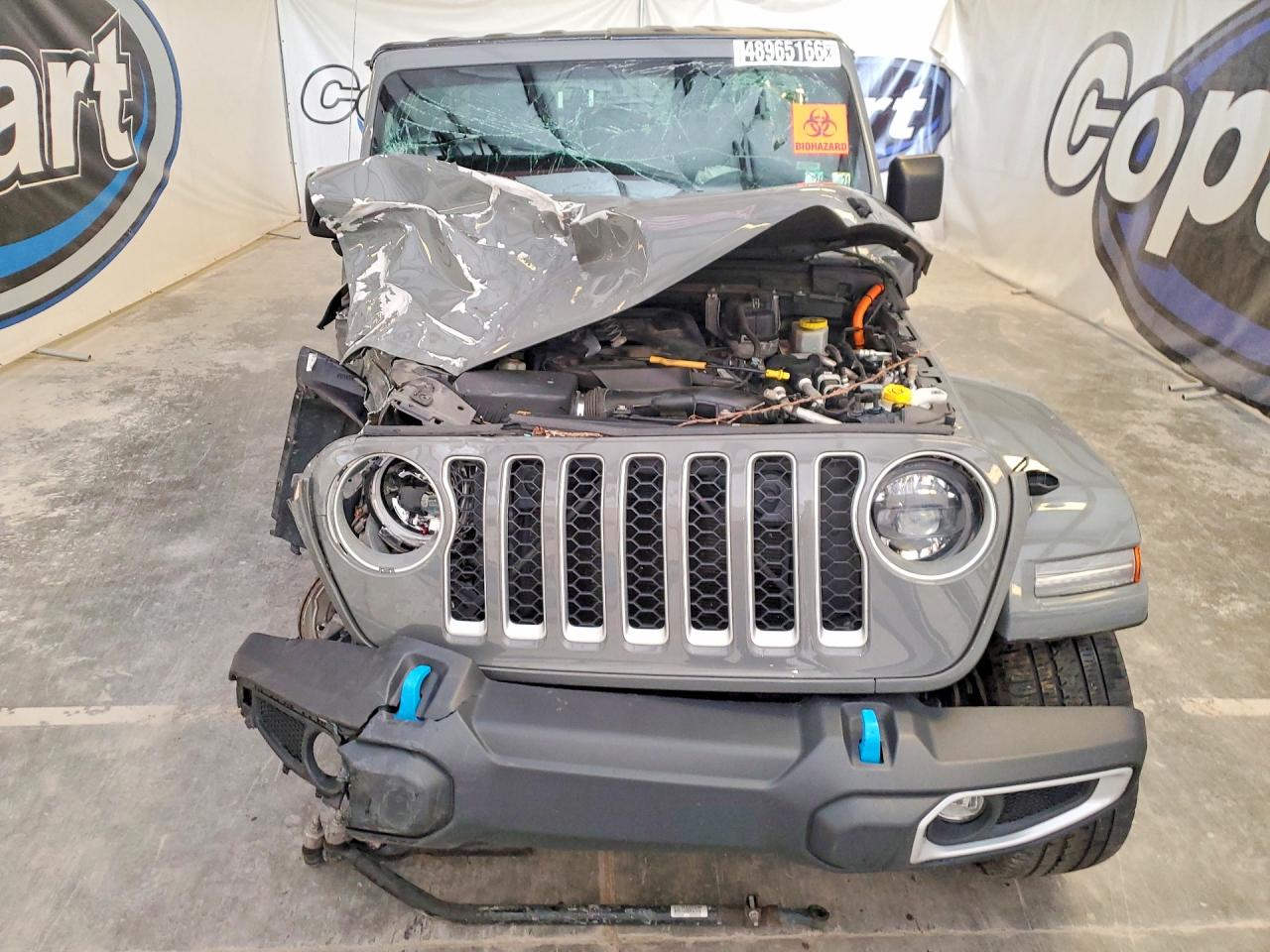 2023 Jeep Wrangler Sahara 4xe Gray vin: 1C4JJXP68PW698935
