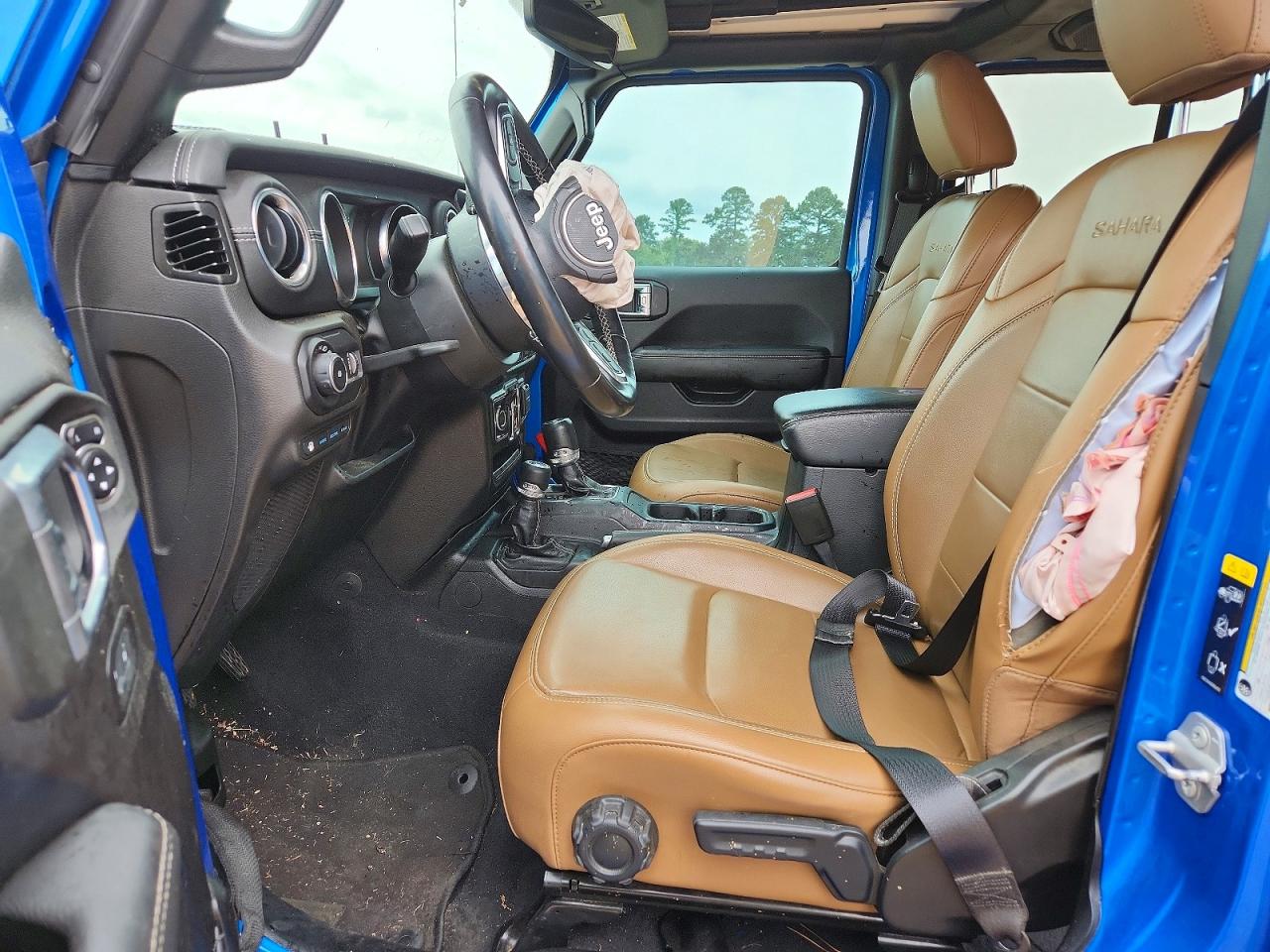 2023 Jeep Wrangler Sahara 4xe Blue vin: 1C4JJXP6XPW513199