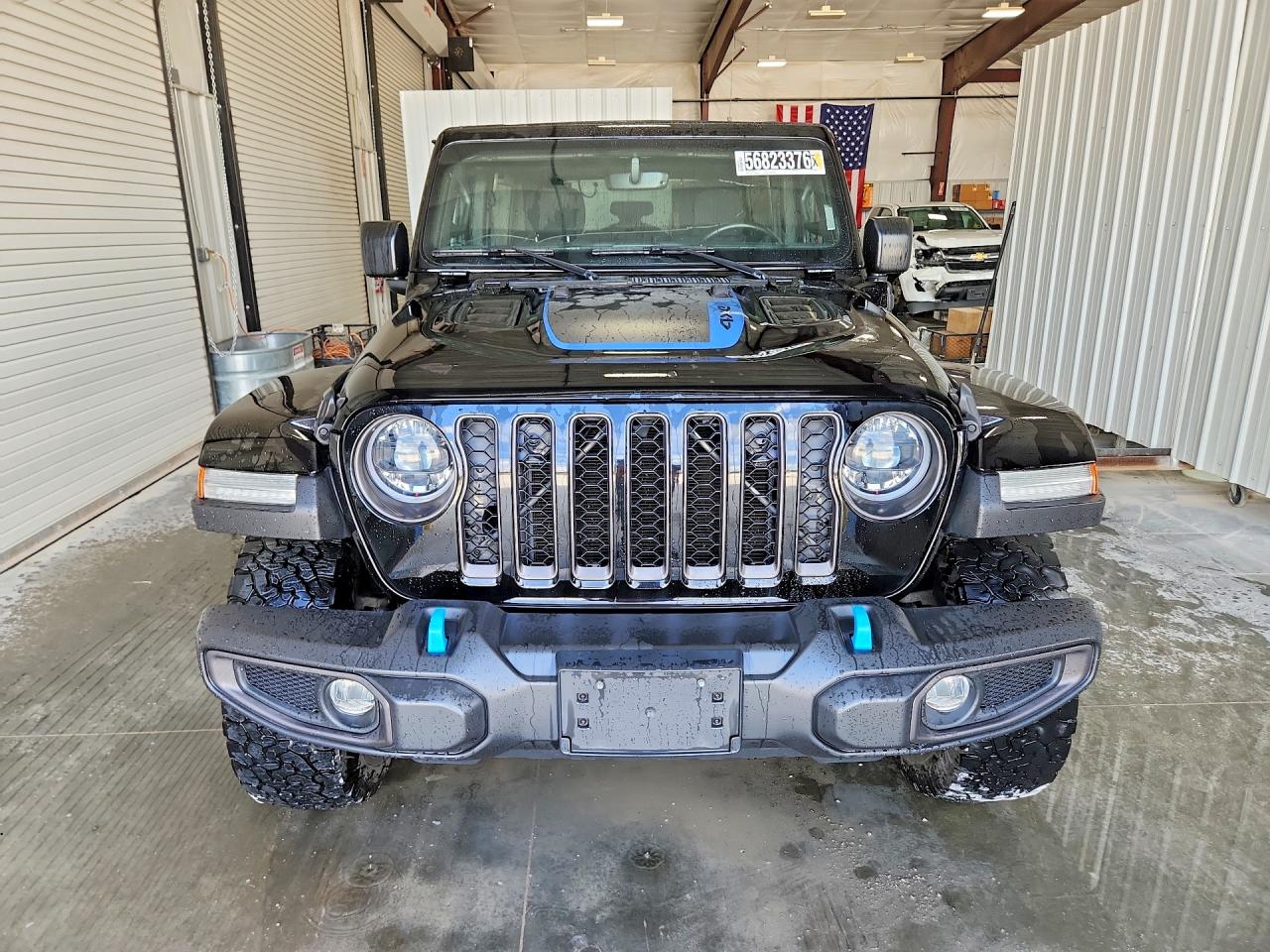 2023 Jeep Wrangler Rubicon 4xe Black vin: 1C4JJXR64PW501028