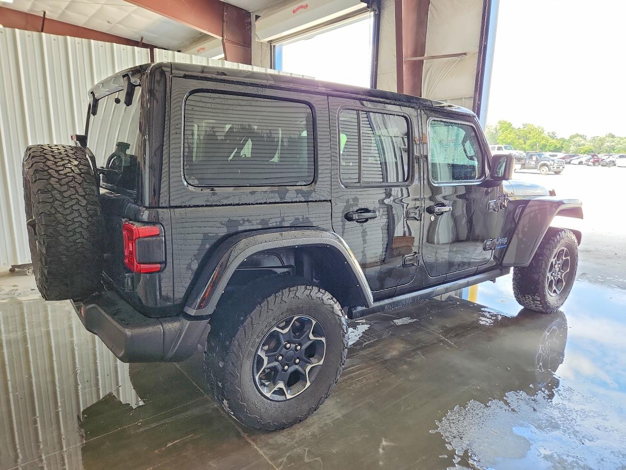2023 Jeep Wrangler Rubicon 4xe Black vin: 1C4JJXR64PW501028