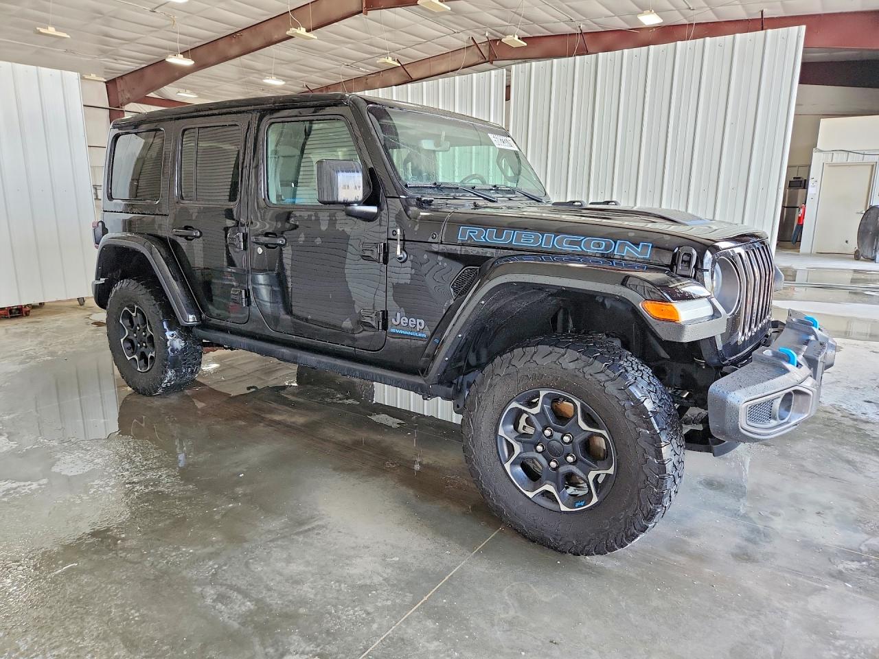 2023 Jeep Wrangler Rubicon 4xe Black vin: 1C4JJXR64PW501028