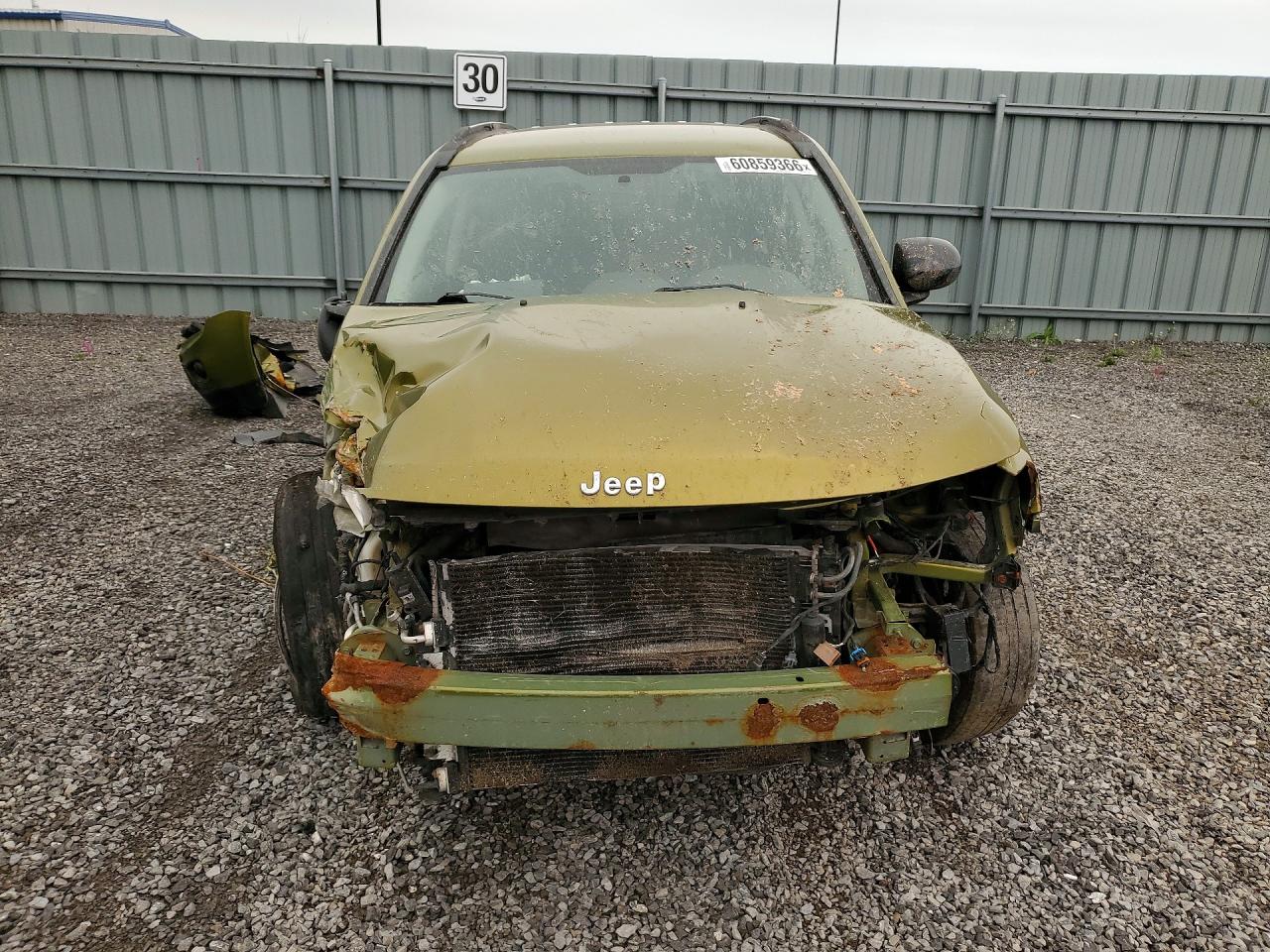 2012 Jeep Compass Зеленый vin: 1C4NJCABXCD615284