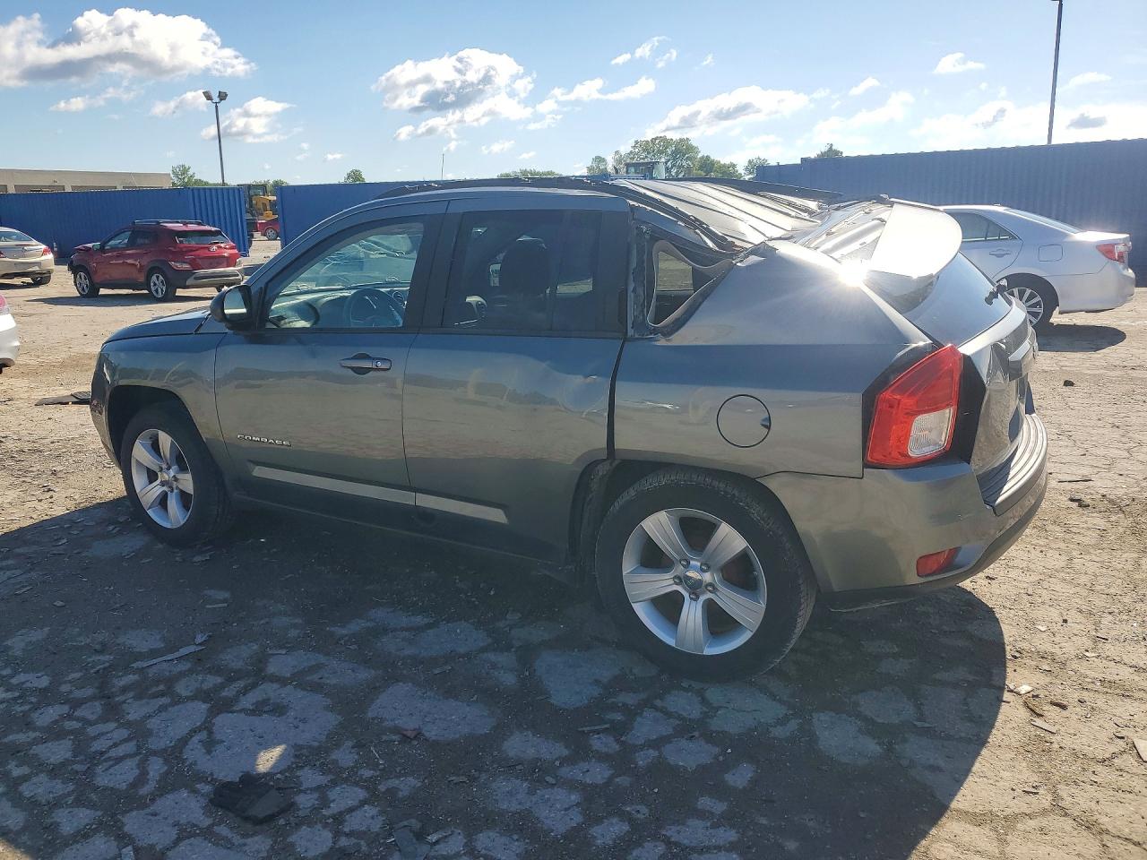 2012 Jeep Compass Sport Gray vin: 1C4NJCBA0CD523283