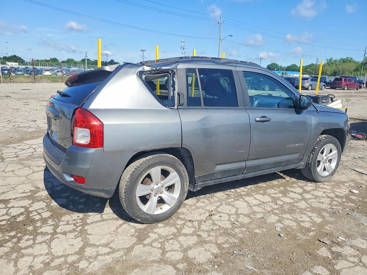 2012 Jeep Compass Sport Gray vin: 1C4NJCBA0CD523283
