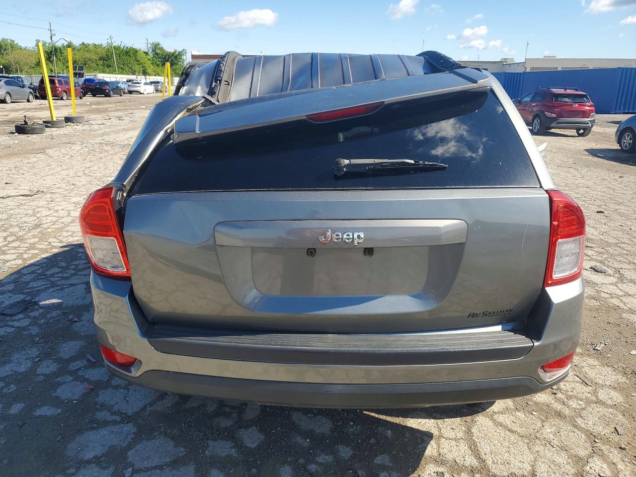 2012 Jeep Compass Sport Gray vin: 1C4NJCBA0CD523283