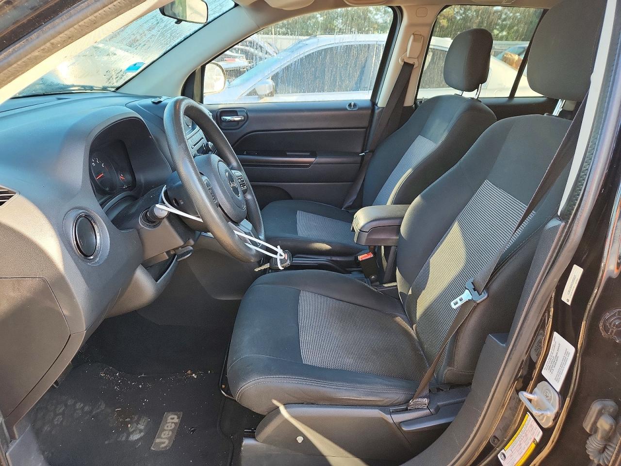 2012 Jeep Compass Sport Black vin: 1C4NJCBA0CD550631