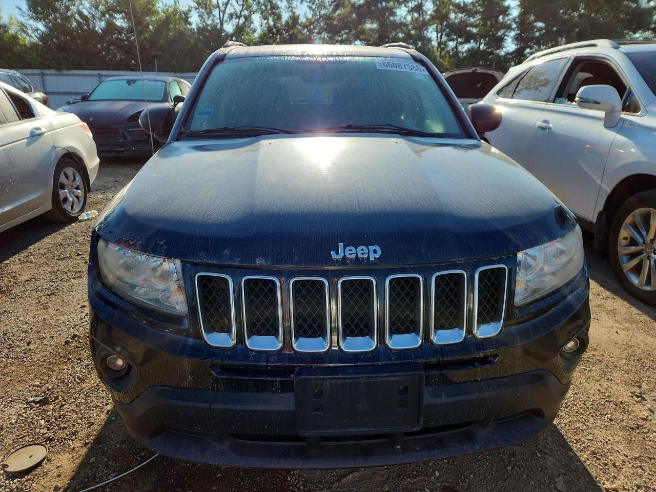 2012 Jeep Compass Sport Black vin: 1C4NJCBA0CD550631