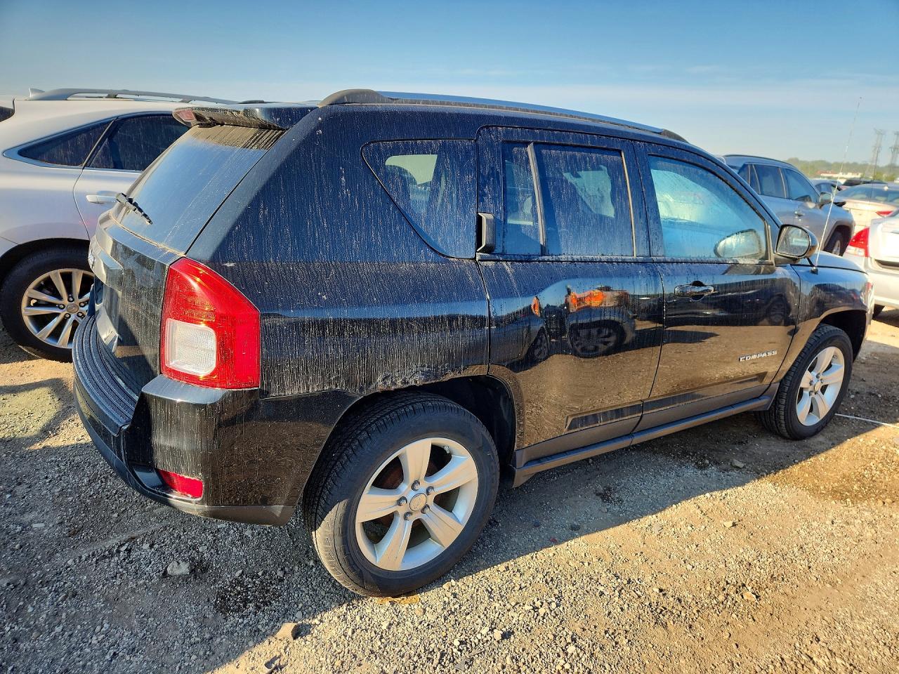 2012 Jeep Compass Sport Black vin: 1C4NJCBA0CD550631