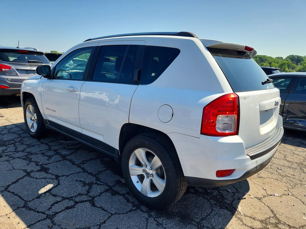 2012 Jeep Compass Sport Белый vin: 1C4NJCBA0CD553822
