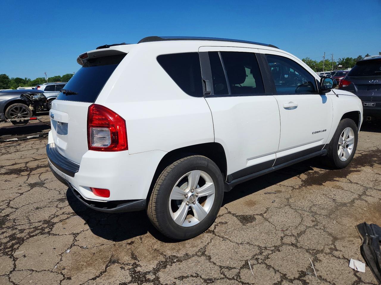 2012 Jeep Compass Sport Белый vin: 1C4NJCBA0CD553822
